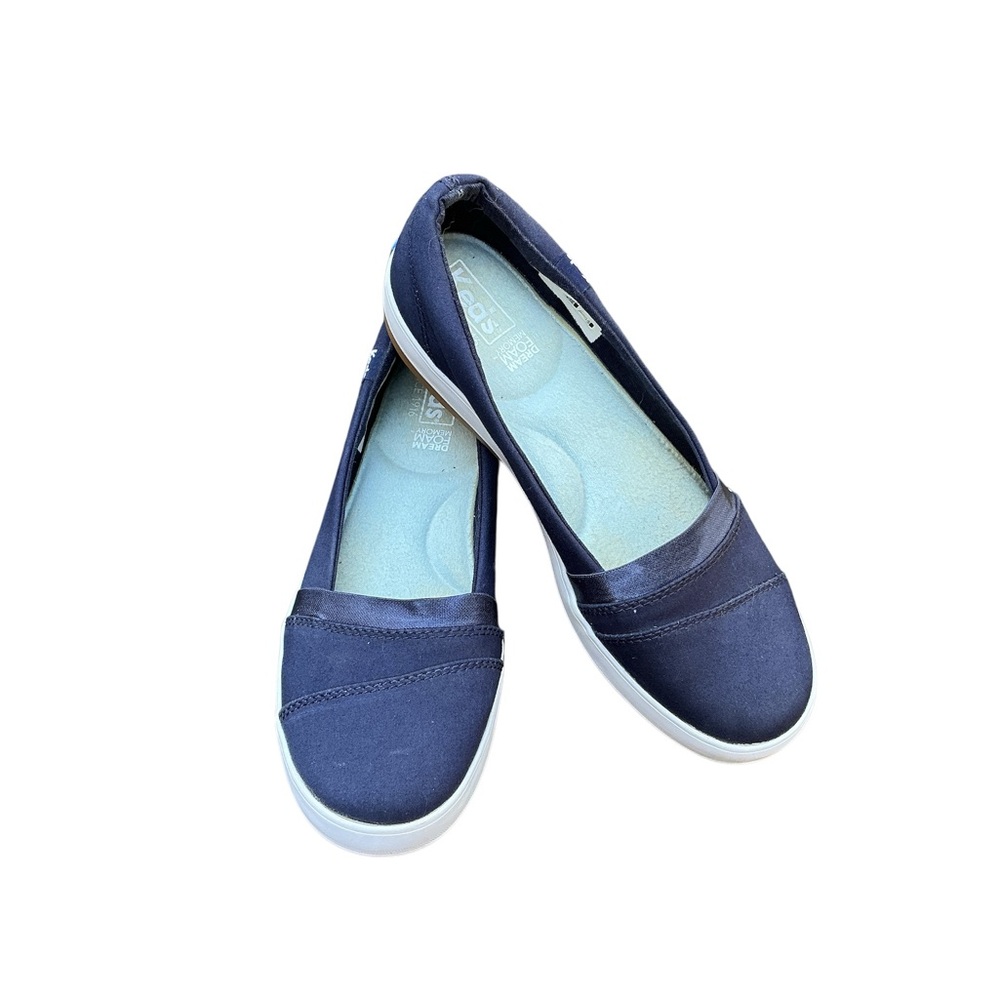 Keds Blue Slip On Calli II Canvas Shoes Size 6 EUC - Picture 5 of 7